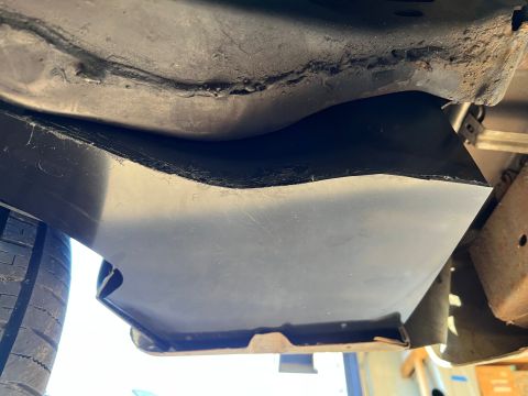 1981 Ford LTD - Protection from tire splash and a little bit of a cold air scoop.