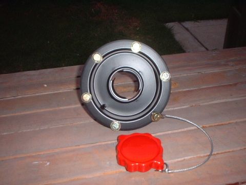 1995 Ford Bronco - Bought this recessed fuel filler from an online race shop.