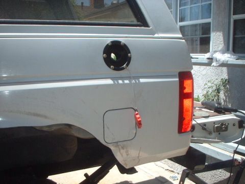 1995 Ford Bronco - bolted on with supplied G8 bolts and nuts. You will lose some skin bolting this thing up..