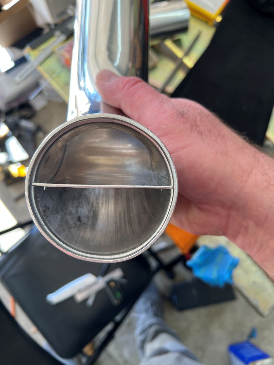 The throttle body side.