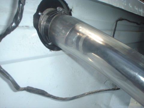 1995 Ford Bronco - Got this fuel hose from www.FuelSafe.com .. connected it to the filler with a hose clamp and to the tank with a hose clamp.