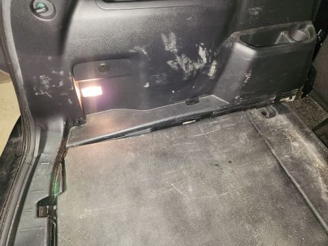 2016 Ford Explorer - The interior has scuffs & stains.