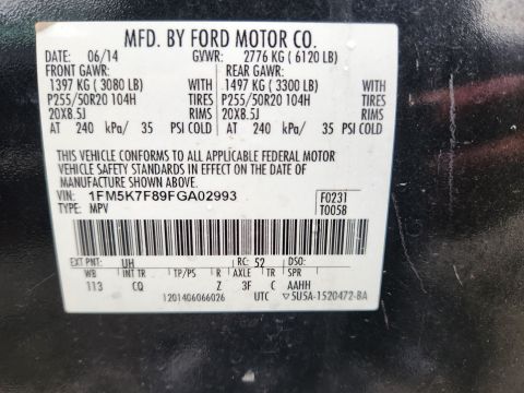 2016 Ford Explorer - Many of the parts I'm swapping came from this JY donor.