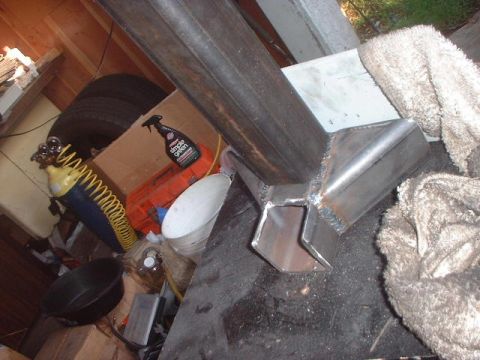 1995 Ford Bronco - This just shows the piece that will be welded to the mount and connect to the crossmember under the engine.