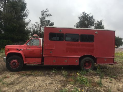 1990 GMC Sierra 3500 - Side View of crew truck