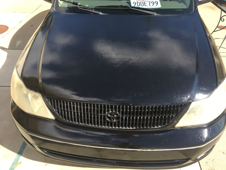 Blackie hood fresh paint