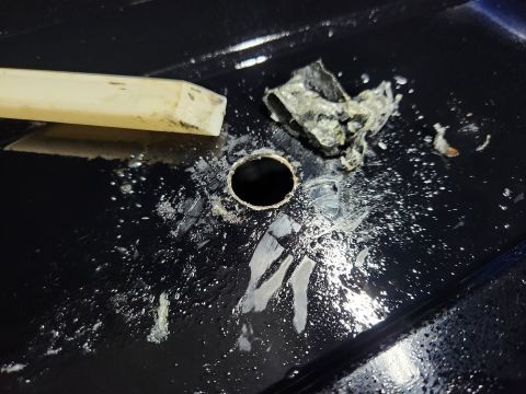 2016 Ford Explorer - Some 3M Adhesive Remover and a sharpened SpitzNagel (pointy fingernail) plastic scraping tool eventually removed everything with minimal da…