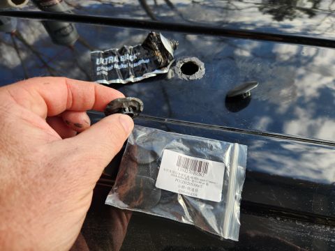2016 Ford Explorer - These caps are sold for Ford Transit Connect van roofs, so I thought they'd be good here. Unfortunately, they're much smaller than I expect…