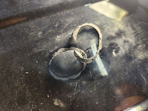 2016 Ford Explorer - After the sealant cured, the excess comes off fairly easily with the same SpitzNagel.
