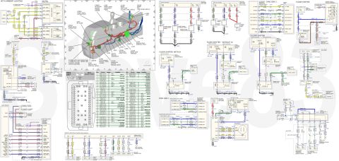 2016 Ford Explorer - This collects all the circuits in the floor console into 1 diagram. IF THE IMAGE IS TOO SMALL, click it.