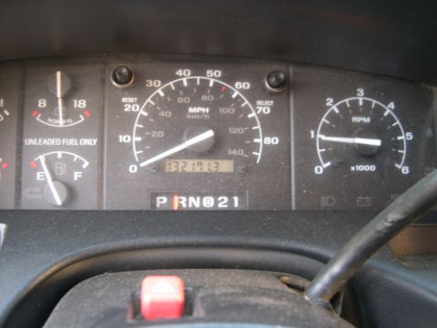 1994 Ford Bronco - Figured out why the indicator needle isnt lined up. It really is in Park.