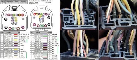 2016 Ford Explorer - Headliner Connector 2016 PIU IF THE IMAGE IS TOO SMALL, click it.