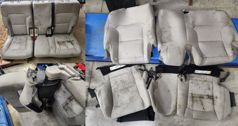 2016 Ford Explorer - The first step was to disassemble them, which turned out to be easier than it looked. IF THE IMAGE IS TOO SMALL, click it.