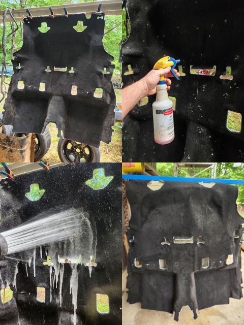 2016 Ford Explorer - The rear carpet was in good shape, so I bought & washed it, too. IF THE IMAGE IS TOO SMALL, click it.