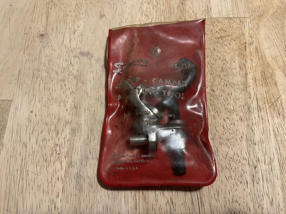 Snap-on Cam Adjusting Tool in red plastic packaging