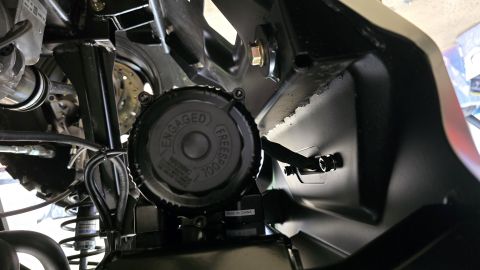2025 Polaris RANGER - Close-up view of a winch mechanism, showing operational settings.