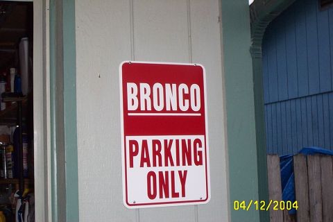 1996 Ford Bronco - My dad had these made up at a shop in vancouver.