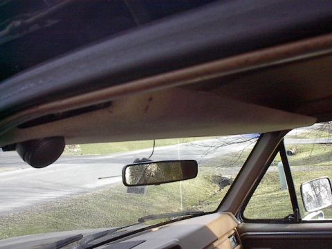 1986 Ford Bronco - Awful handy storage area, good mounting platform for two of the 4 tweeters and out of sight to boot.