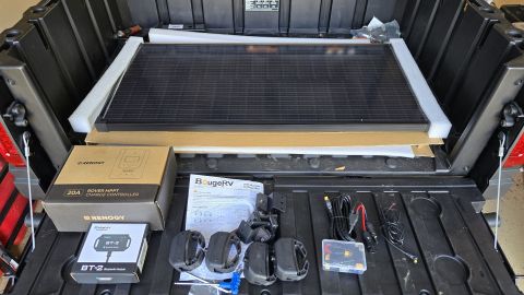 2024 Subaru Impreza - 100w solar panel BougeRV "crab" crossbar kit Renogy Rover 20a MPPT controller Solar cable kit with XT60 ends and adapters I was going to tr…
