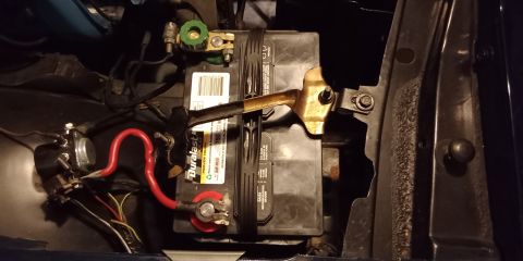 1969 Mercury Marquis - New Duralast Gold Battery with 750 CCA. Purchased from Autozone for $210.