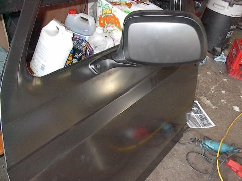 1986 Ford Bronco - Trial mount, everything fits like Steve said, now just to drill for the inner door supporting arm on inner panel.