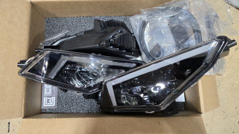 2025 Polaris RANGER - Stock vs Corbin signaling headlight