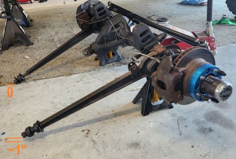 1983 Ford Bronco - https://classicbroncos.com/forums/threads/bending-stock-radius-arm-brackets.328798/#post-3609854
