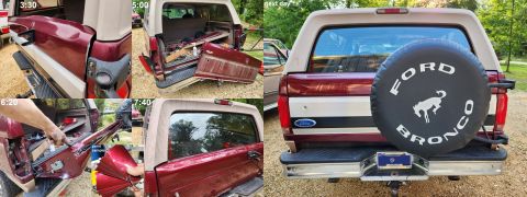 1983 Ford Bronco - Tailgate shell replacement with new... IF THE IMAGE IS TOO SMALL, click it. Bronco Tailgate Replacement & Alignment If you plan to do this,…