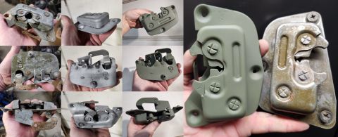 1983 Ford Bronco - Latch Restoration IF THE IMAGE IS TOO SMALL, click it. Nearly identical to the original coating.