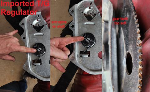 1983 Ford Bronco - New Tailgate Regulator IF THE IMAGE IS TOO SMALL, click it. They're all garbage. Simply clean the original regulators because they virtuall…