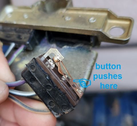 1983 Ford Bronco - Tailgate Key Switches IF THE IMAGE IS TOO SMALL, click it. These switches are not removable or repairable. This one was broken. See also: […