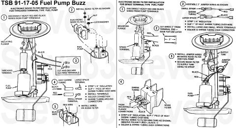 1983 Ford Bronco - TSB 91-17-5 FUEL SYSTEM - FUEL PUMP "WHINE/BUZZ" NOISE COMES THROUGH ENTERTAINMENT OR TWO-WAY COMMUNICATION RADIO Published 08/21/91 FORD:…