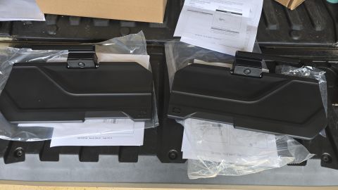 2025 Polaris RANGER - New Polaris RANGER sun visors, part number 2890288, are shown in their packaging.