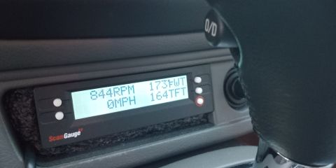 digital gauges added