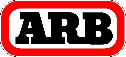 1985 Ford Bronco - The image shows a logo with the letters "ARB" in black against a white background, surrounded by a red border.