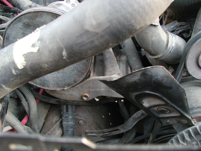 Remove the old alternator.