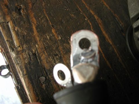 1985 Ford Bronco - Then did some dremel work to the outside of the lug to make it fit.