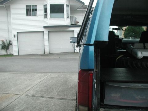 1985 Ford Bronco - A few pictures of my factory boat rack.