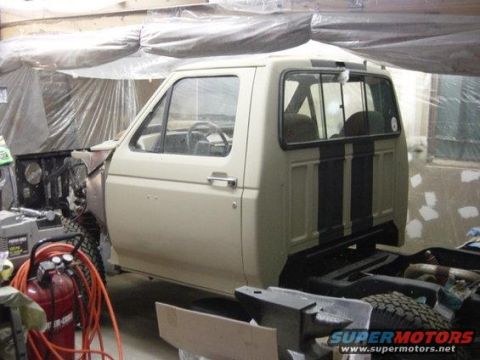 1985 Ford Bronco - Chuck: Supermotors Page / Thread on FSB - 87/91 F-150 cab swap in the making / Supermotors Page - Chassis Assembly