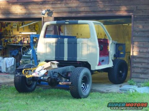 1985 Ford Bronco - Chuck: Supermotors Page / Thread on FSB - 87/91 F-150 cab swap in the making / Supermotors Page - Chassis Assembly