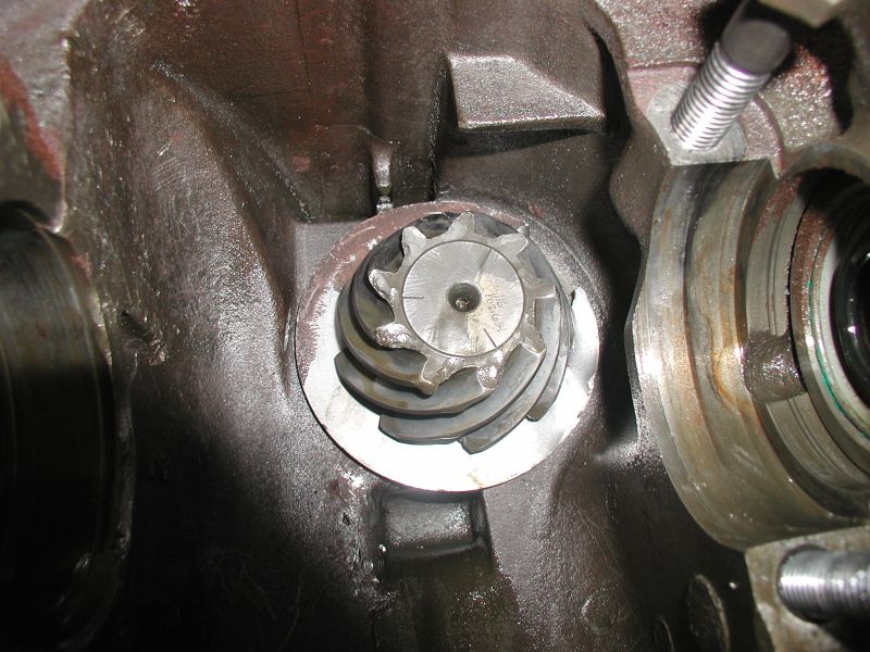 I didn't have time to get the pinion out.