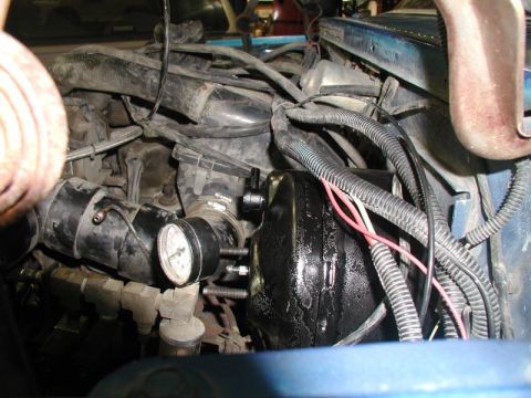 1985 Ford Bronco - The new booster is about 1" thicker.