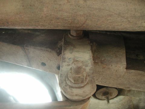1985 Ford Bronco - I was doing a visual inspcection on the Bronco and noticed three cracks in the right frame rail, and two cracks in the left rail.
