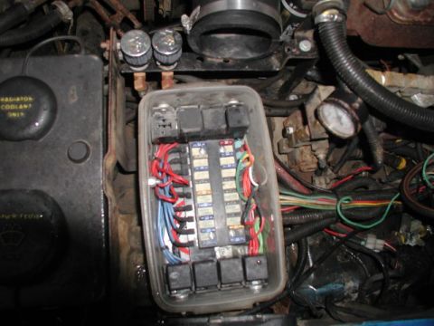 1985 Ford Bronco - The container also allowed for 8 relays.