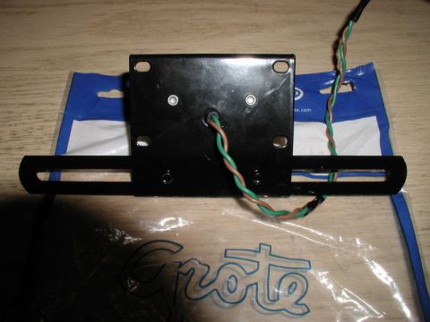 1985 Ford Bronco - I bored out the grommet to make room for the extra wire.
