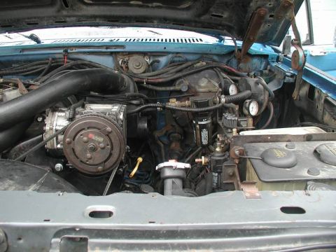 1985 Ford Bronco - Here are a few pictures of how the system looks under-hood: