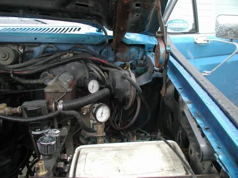 1985 Ford Bronco - Here are a few pictures of how the system looks under-hood: