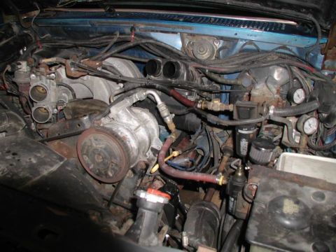 1985 Ford Bronco - Sanden OBA set-up