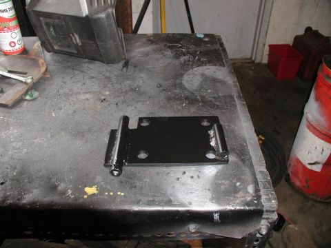 1985 Ford Bronco - Mounting bracket for the York (bottom).