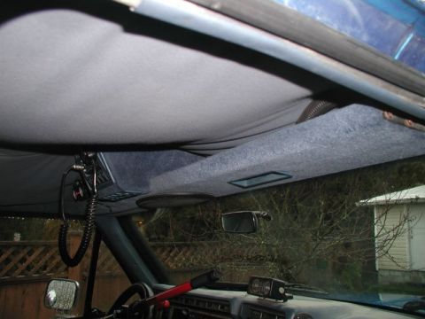 1985 Ford Bronco - Looking in from the drivers side door.